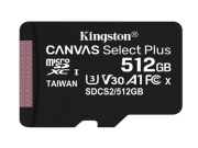 Memorije kartice KINGSTON SDCS2/512GB/microSD/512GB/Class U3/100MB/s-85MB/s+adapter